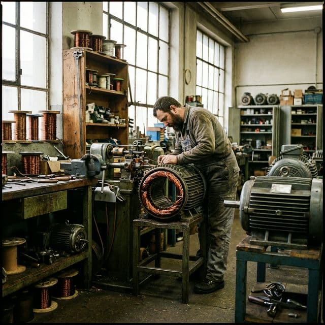 Öz-El Elektromekanik atölyesi — 60 yıllık deneyim